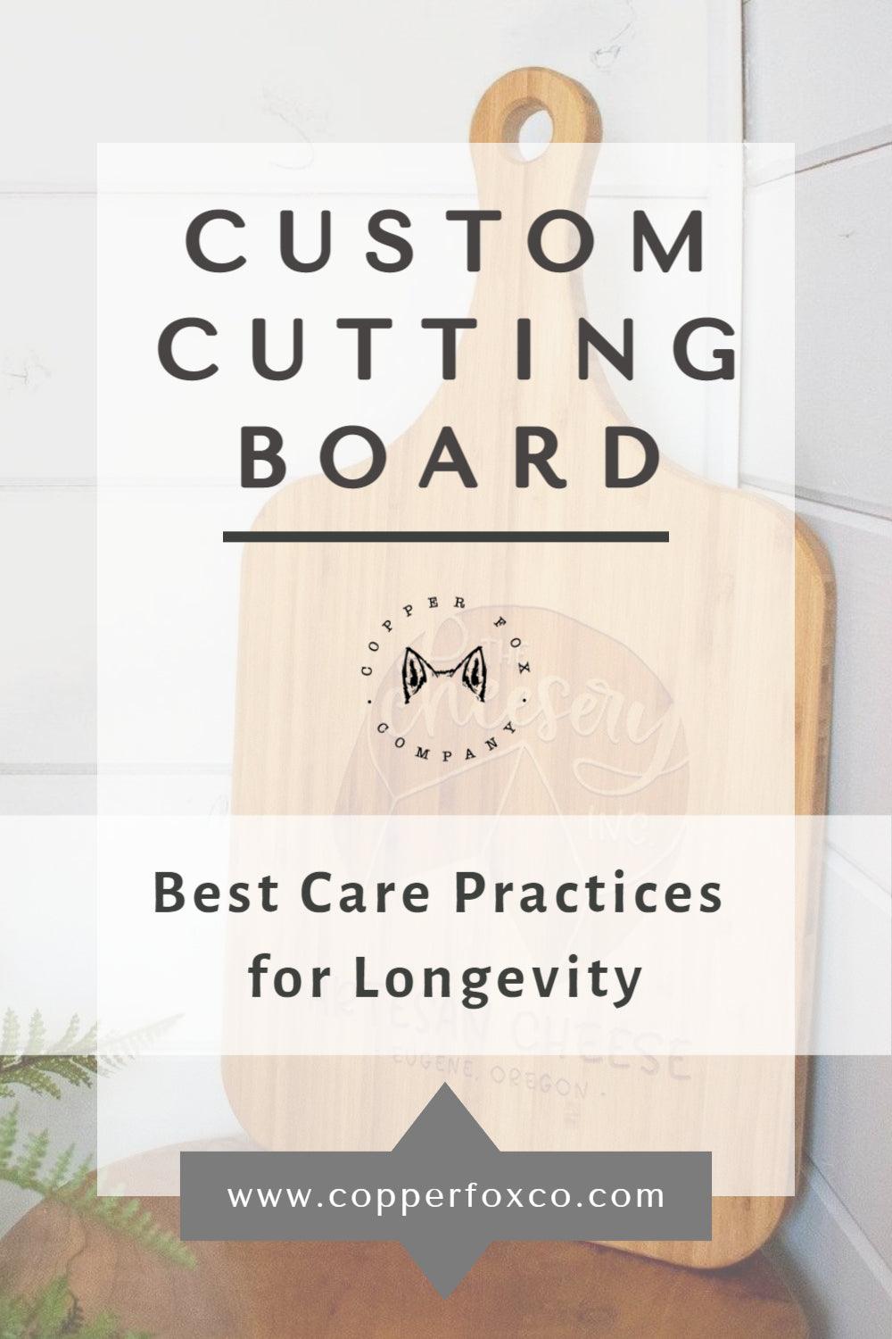 Best Care Practices for Your Personalized Cutting Board - Copper Fox Co