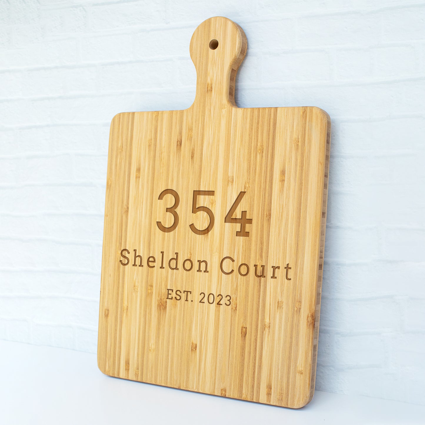 Street Address Cutting Board - 046