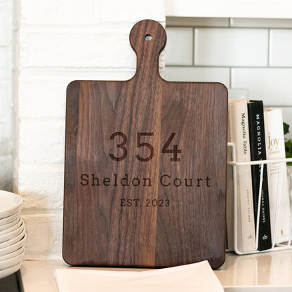 Street Address Cutting Board - 046