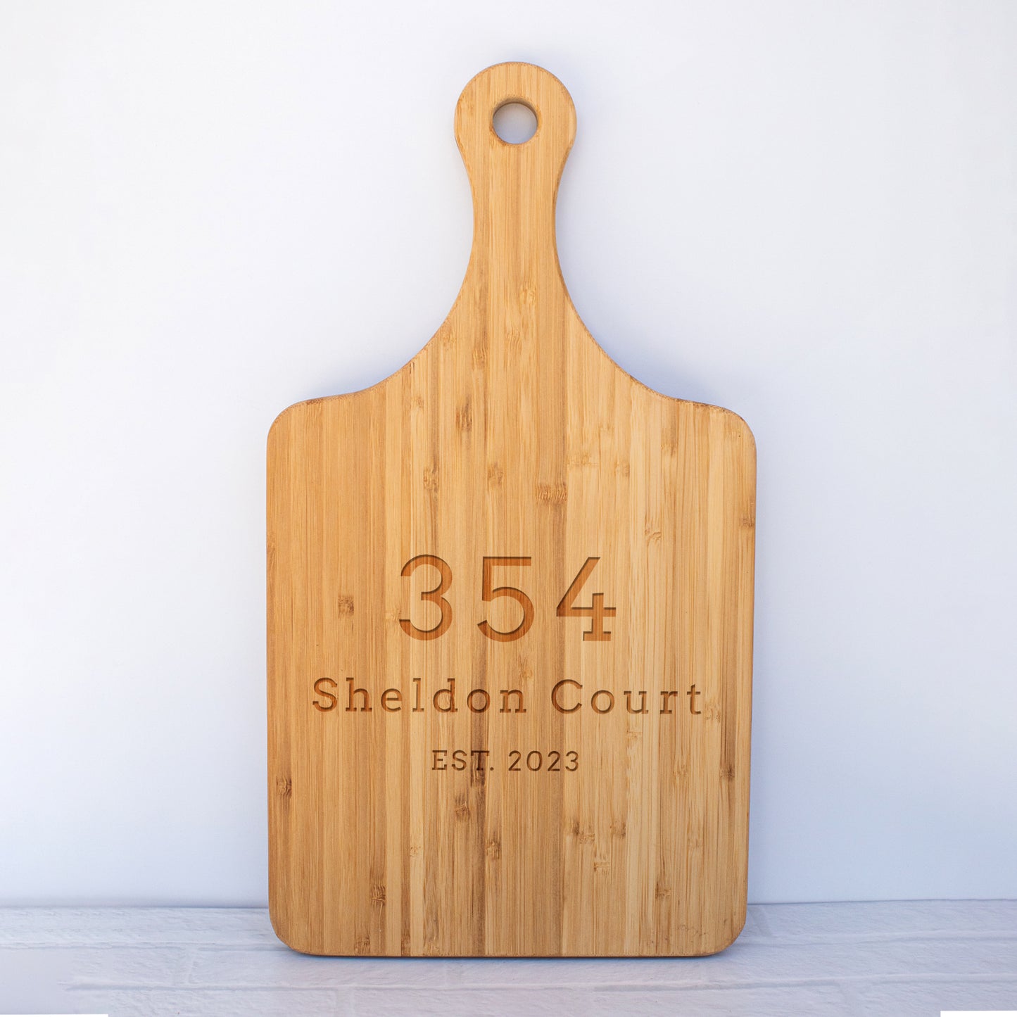 Street Address Cutting Board - 046