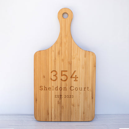 Personalized Address Cutting Board Housewarming - 046