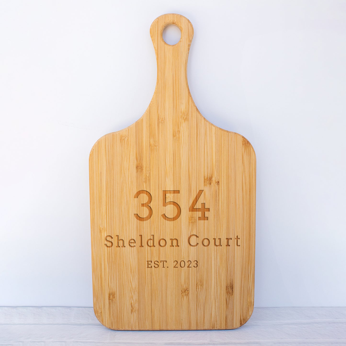 Street Address Cutting Board - 046