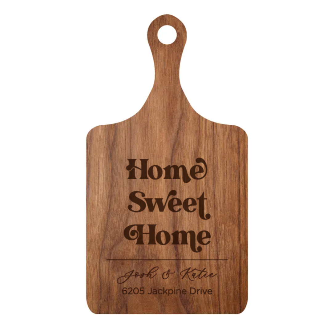 Home Sweet Home Personalized Cutting Board - 045