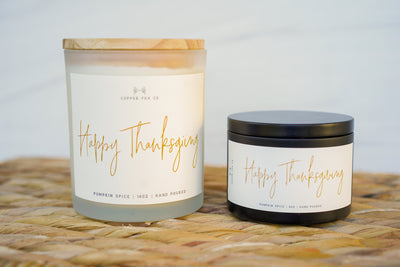 Hello Fall Candles | Pumpkin Spice Scent