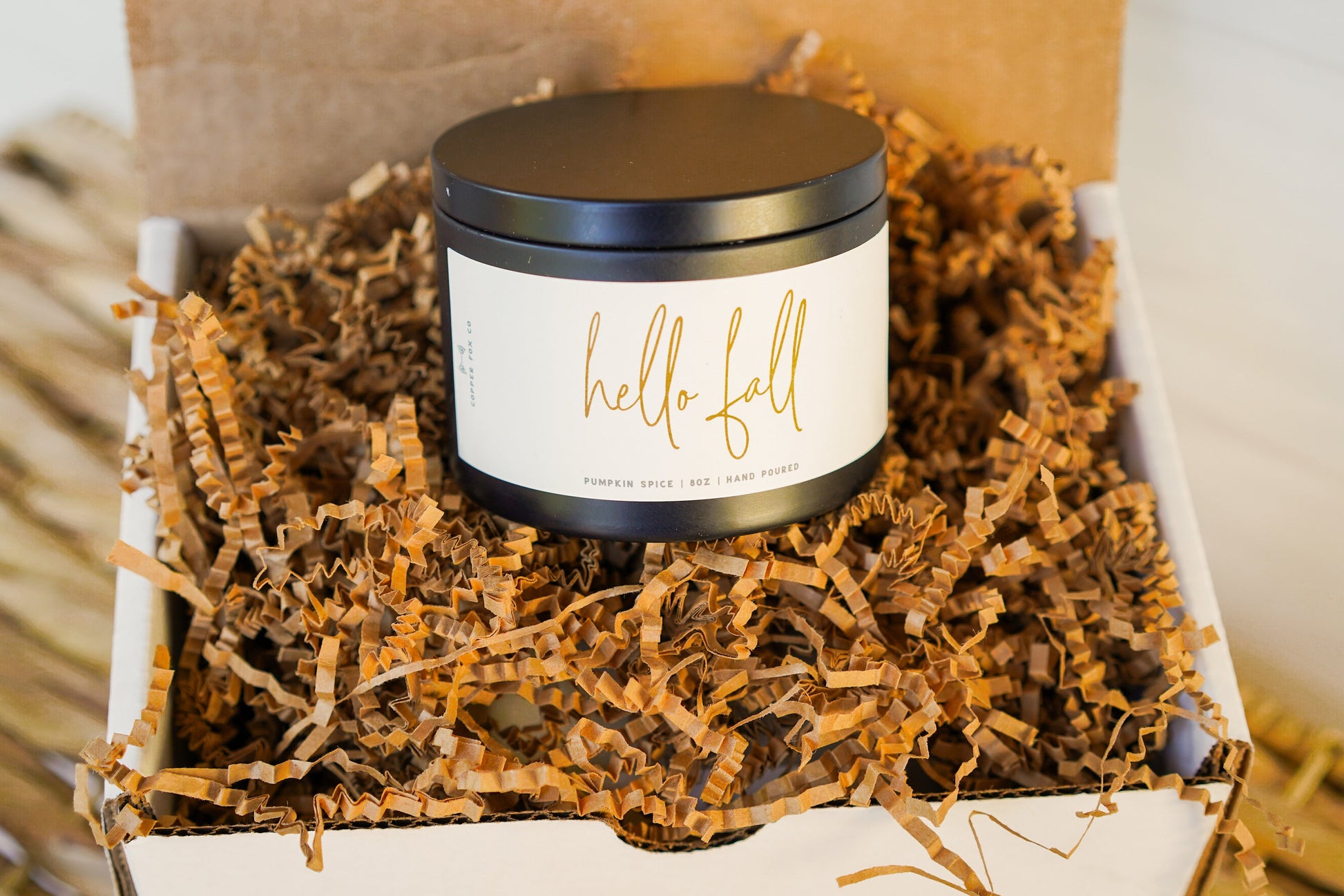 Hello Fall Candles | Pumpkin Spice Scent