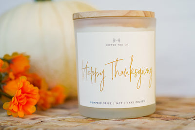 Hello Fall Candles | Pumpkin Spice Scent