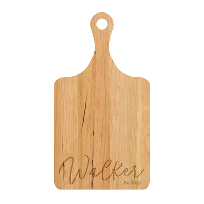 Cursive Name Personalized Cutting Board - 003