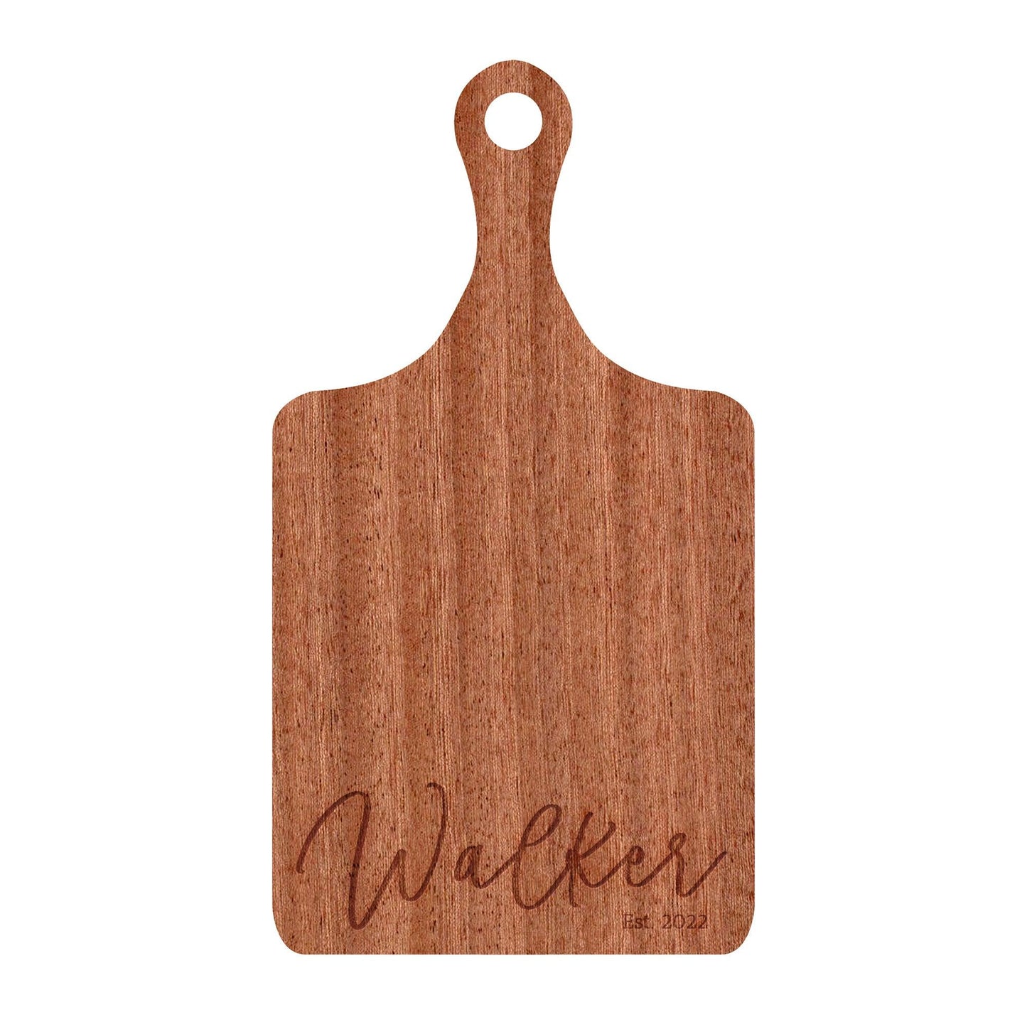 Cursive Name Personalized Cutting Board - 003