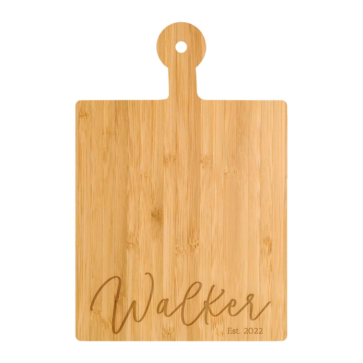 Cursive Name Personalized Cutting Board - 003