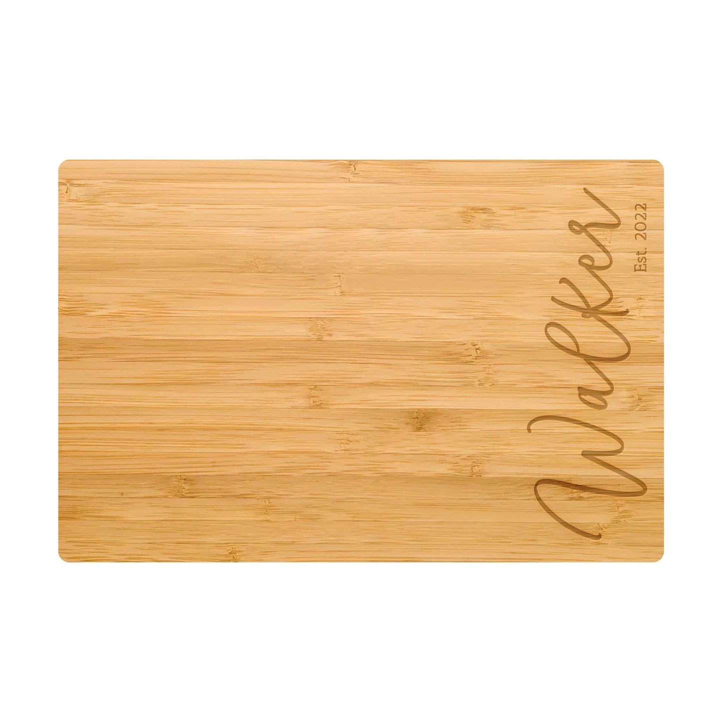 Cursive Name Personalized Cutting Board - 003