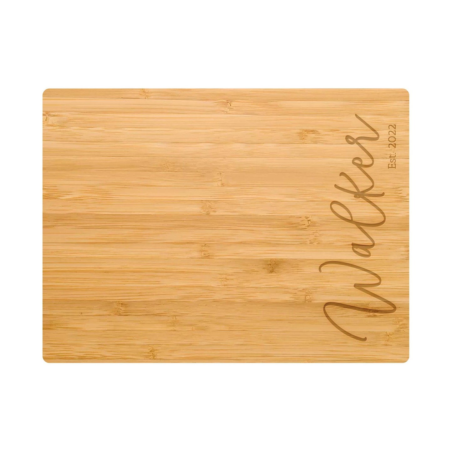 Cursive Name Personalized Cutting Board - 003