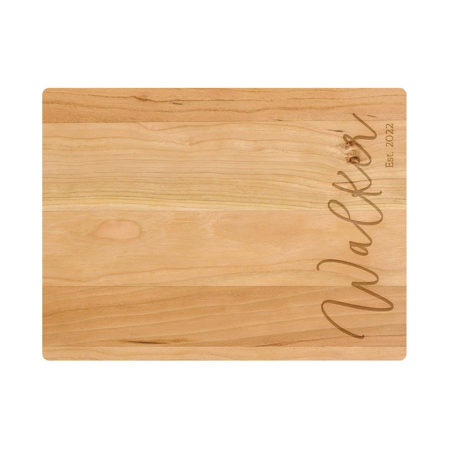 Cursive Name Personalized Cutting Board - 003