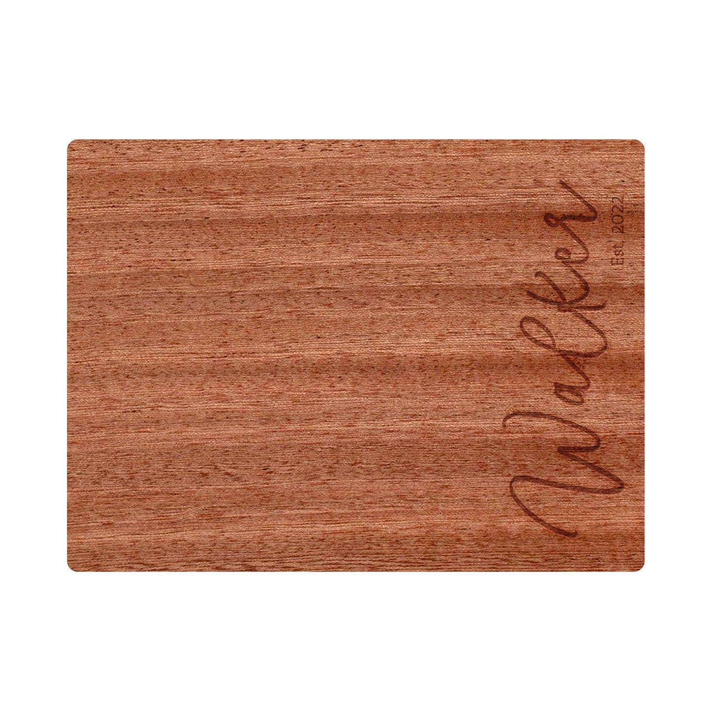 Cursive Name Personalized Cutting Board - 003