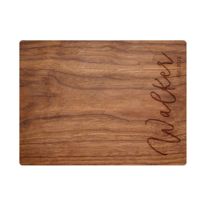 Cursive Name Personalized Cutting Board - 003