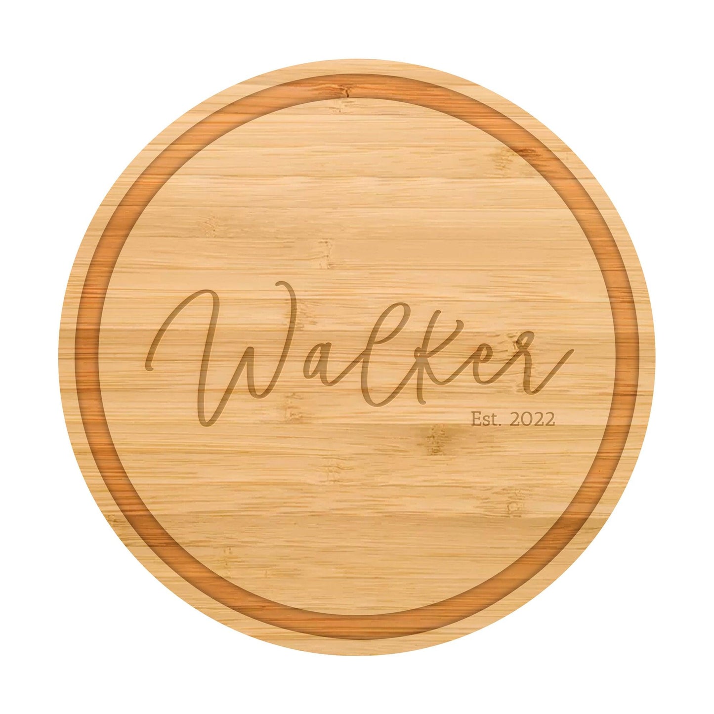 Cursive Name Personalized Cutting Board - 003