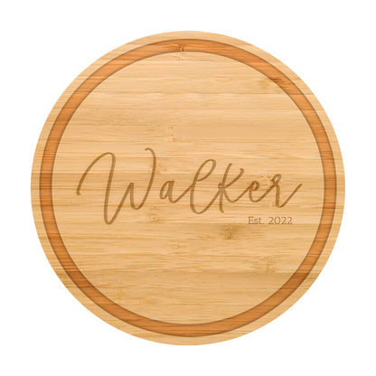 Cursive Name Personalized Cutting Board - 003