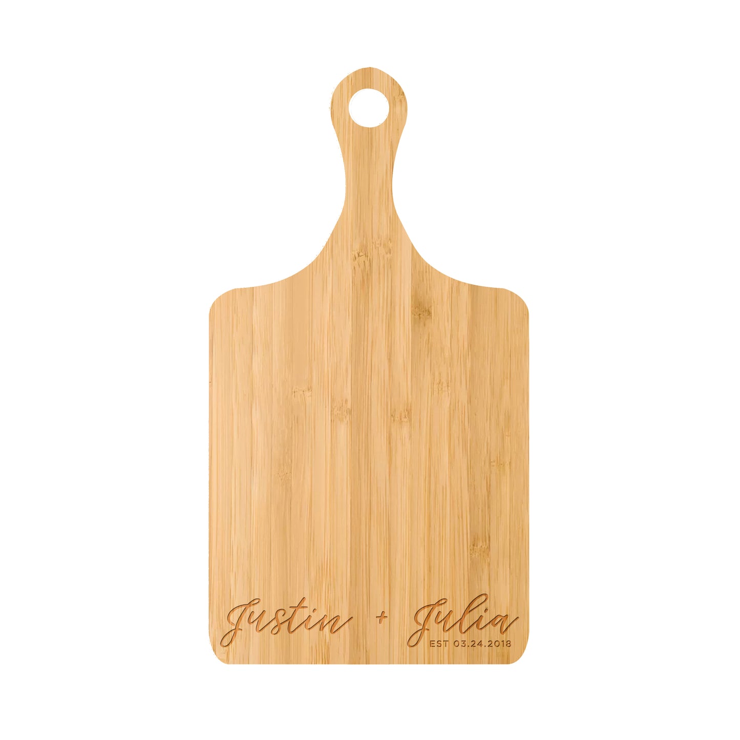 Modern Cursive Names Cutting Board - 013