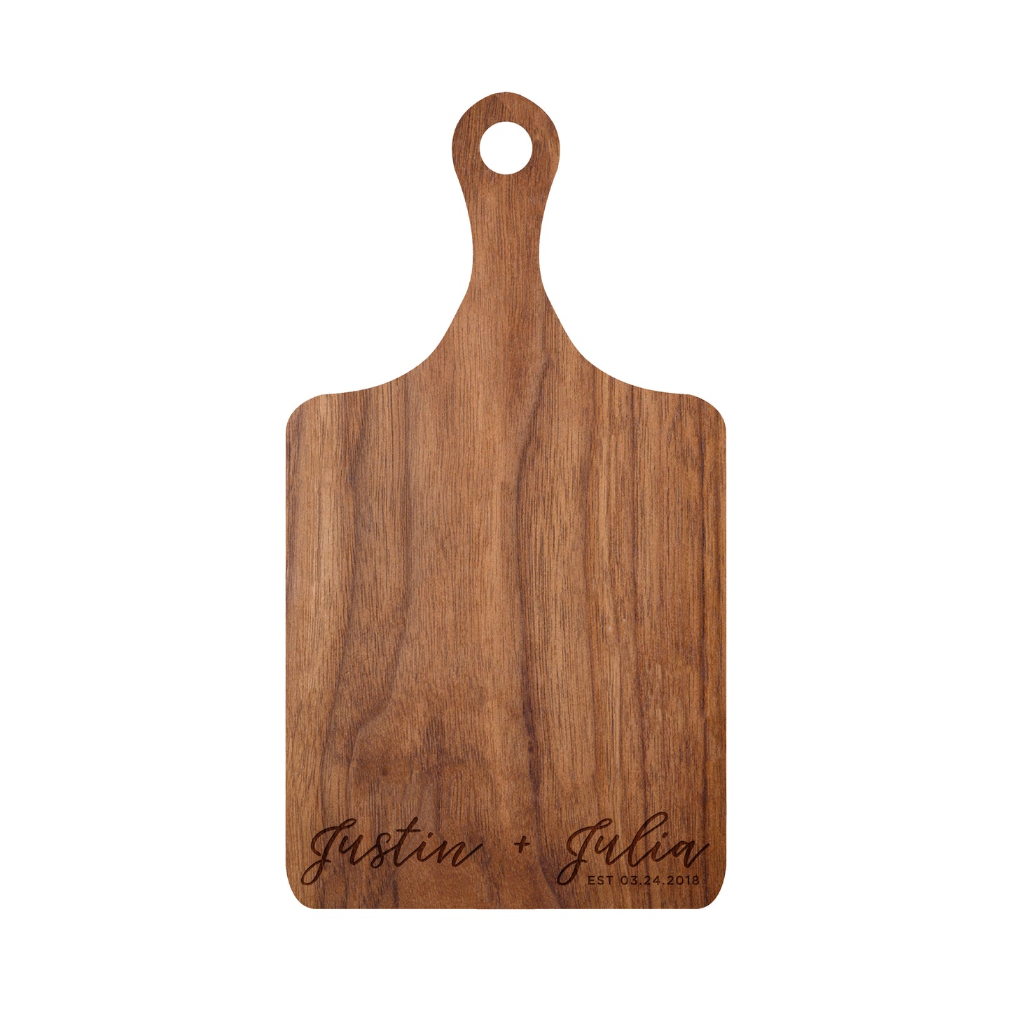 Modern Cursive Names Cutting Board - 013