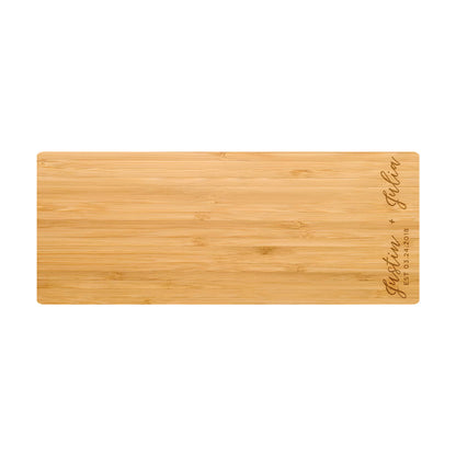 Modern Cursive Names Cutting Board - 013