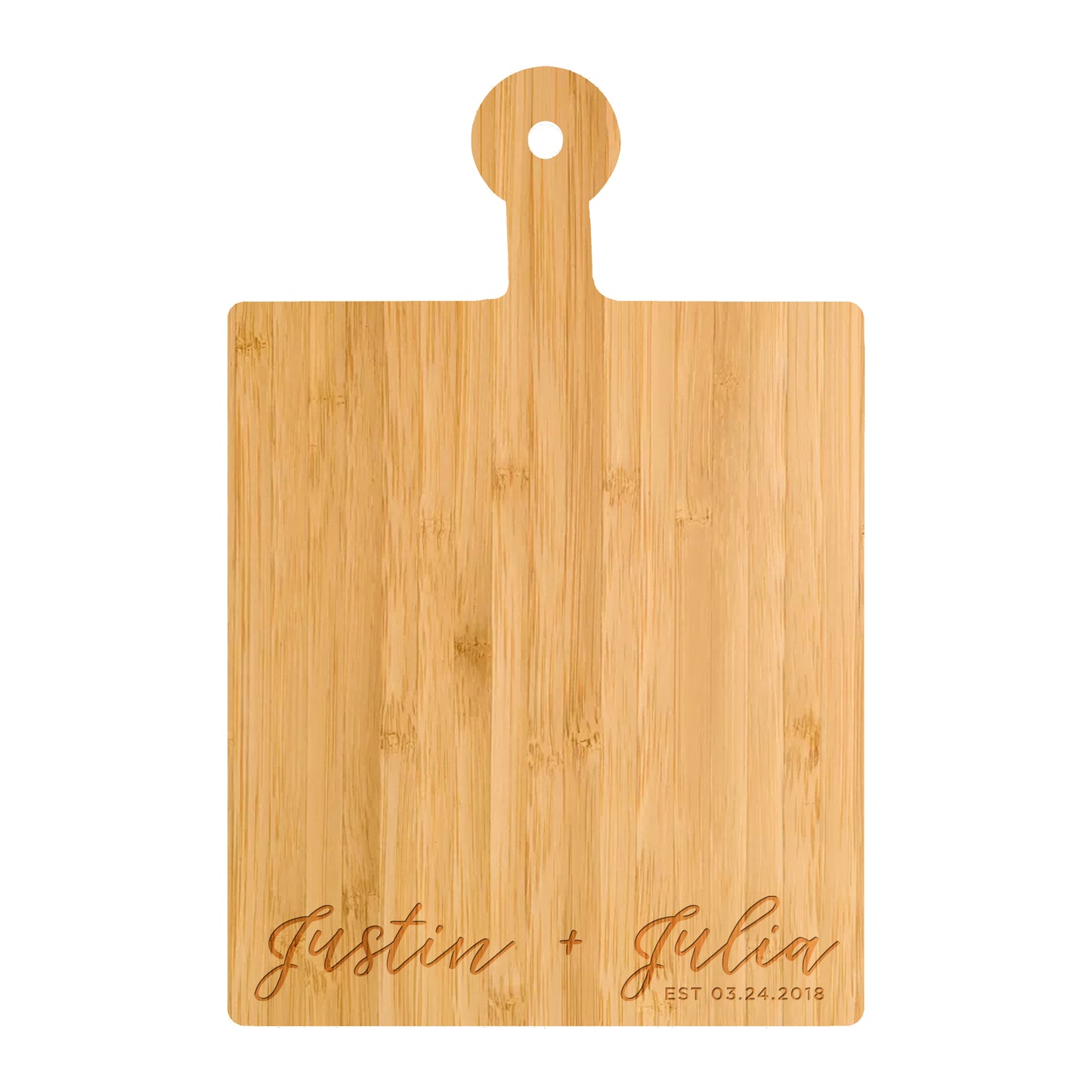 Modern Cursive Names Cutting Board - 013