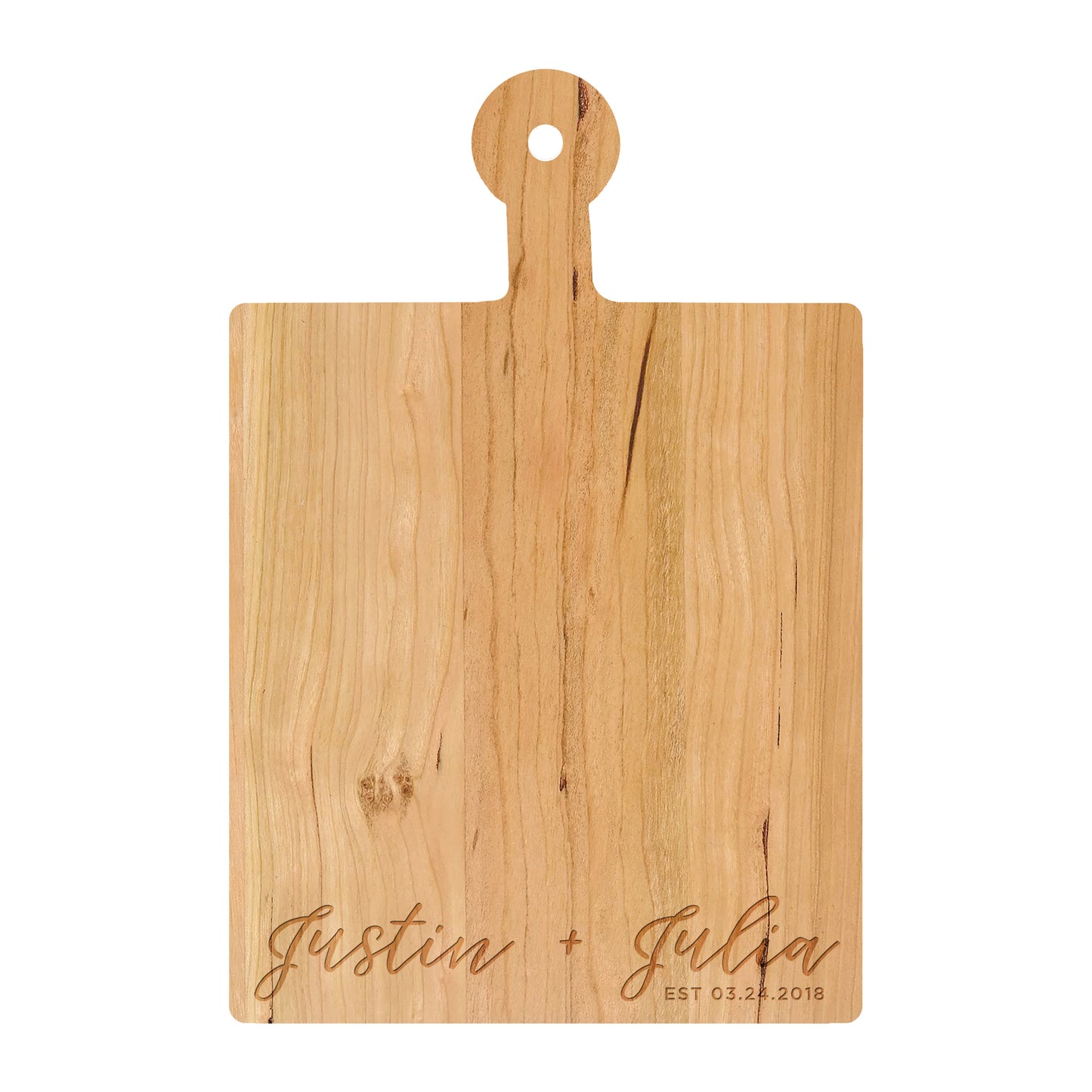 Modern Cursive Names Cutting Board - 013