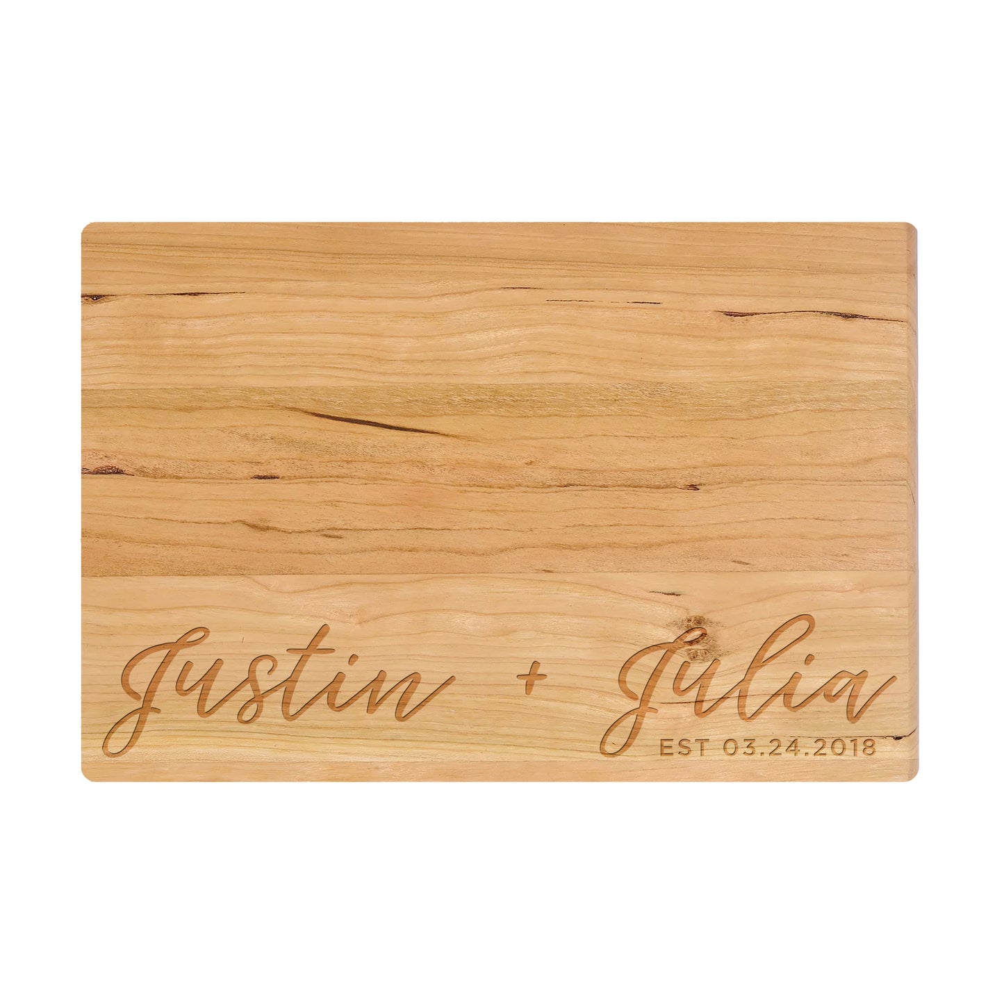 Modern Cursive Names Cutting Board - 013