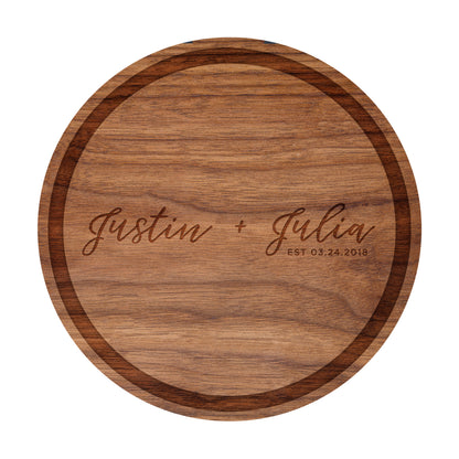 Modern Cursive Names Cutting Board - 013