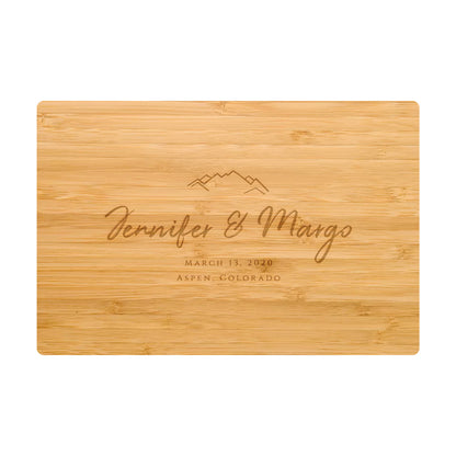 Mountain Wedding Rustic Board - 022