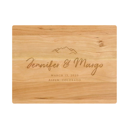 Mountain Wedding Rustic Board - 022