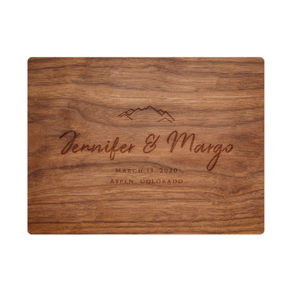 Mountain Wedding Rustic Board - 022