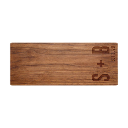 Large Block Initials with Date Board - 038