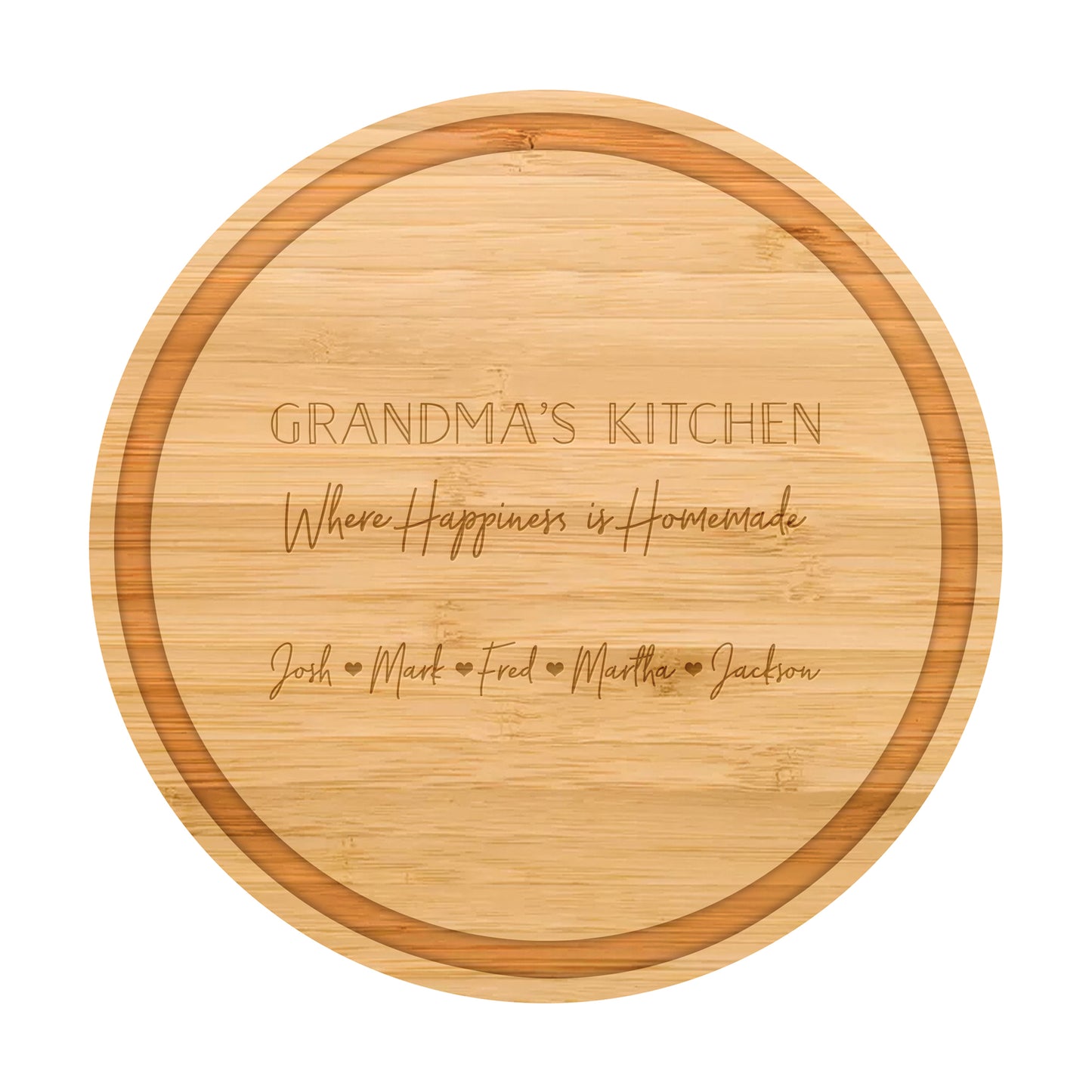 Grandma's Kitchen Personalized Cutting Board - 040