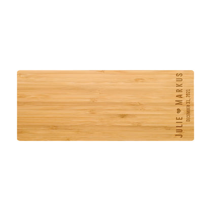 Personalized Cutting Board | Bold Names with Heart