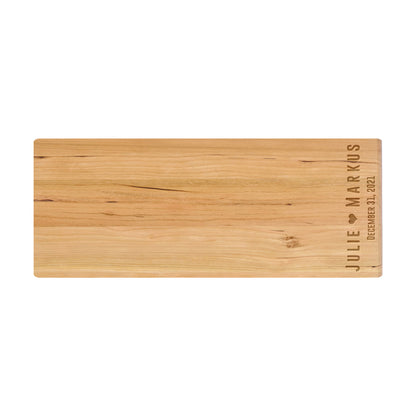 Personalized Cutting Board | Bold Names with Heart