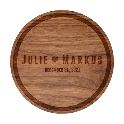 Personalized Cutting Board | Bold Names with Heart