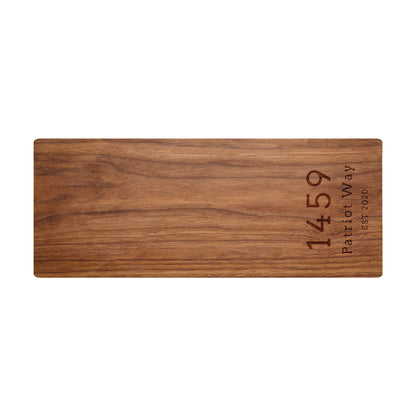 Personalized Address Cutting Board Housewarming - 046