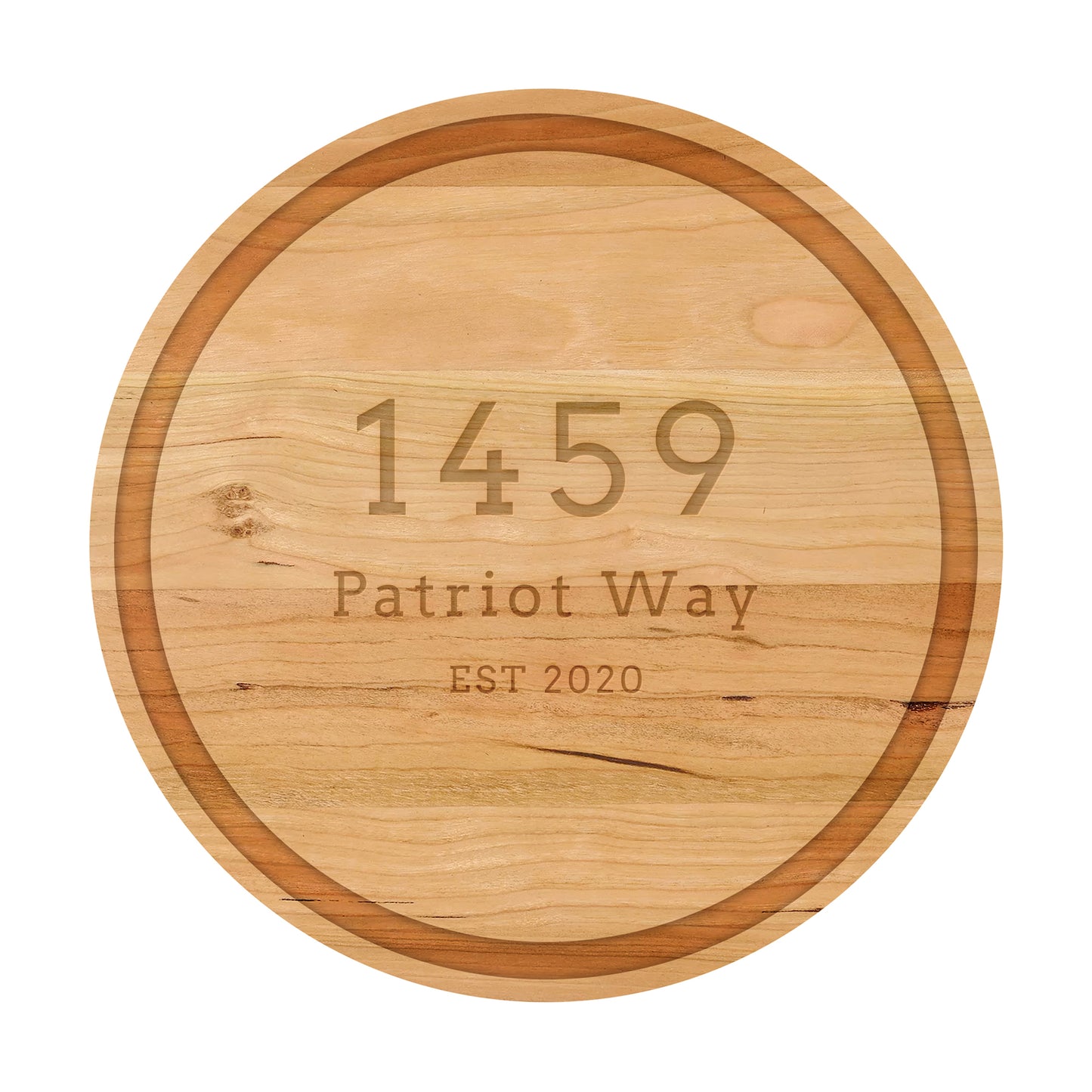 Street Address Cutting Board - 046