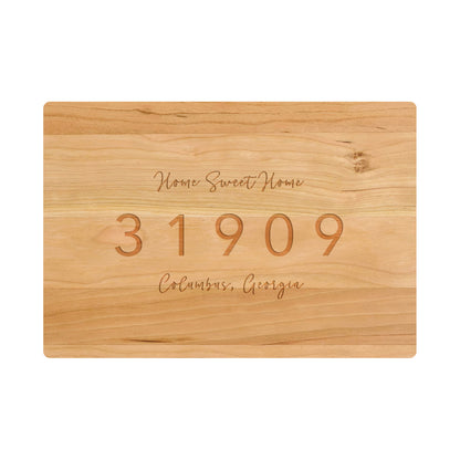 Home Sweet Home Zip Code Board - 047