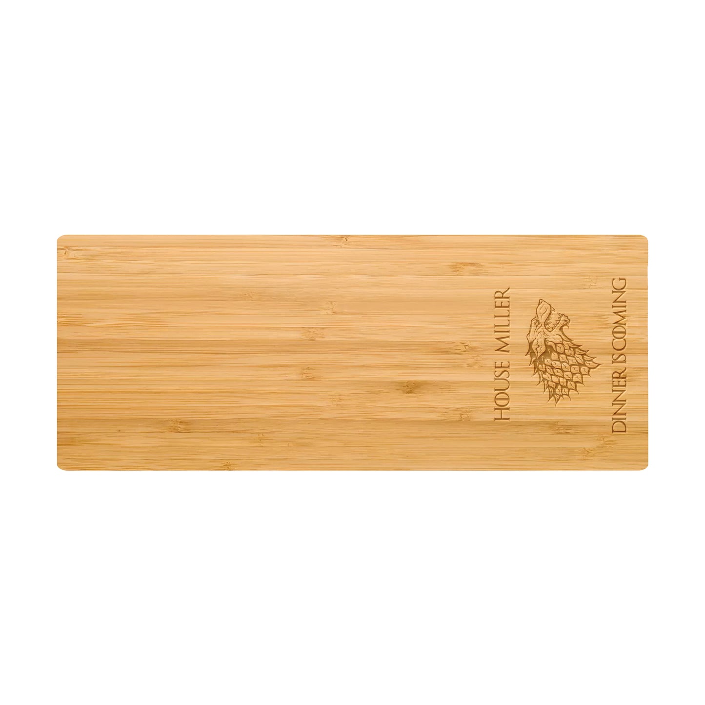 Dinner is Coming Cutting Board Personalized - 052