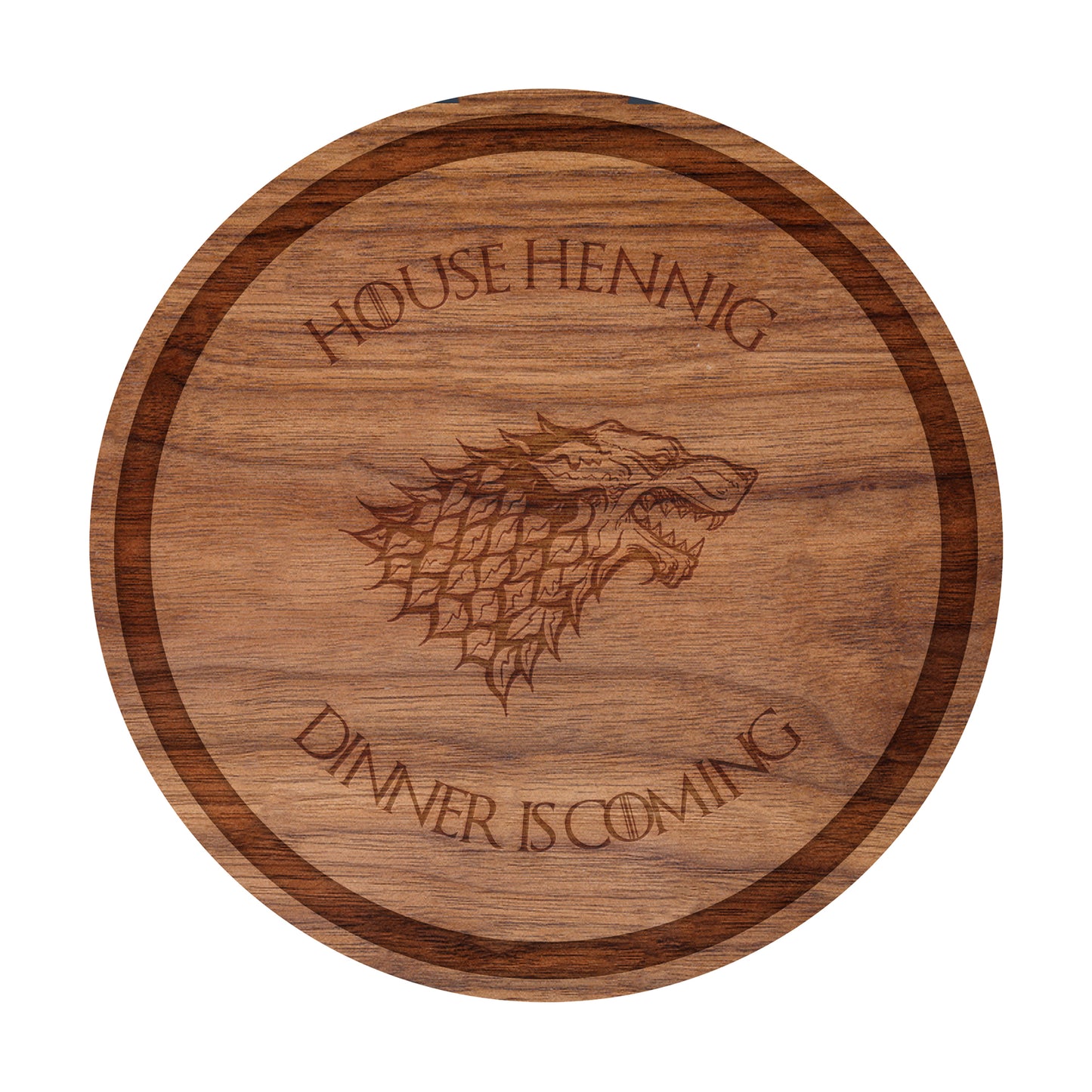 Dinner is Coming Cutting Board Personalized - 052