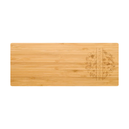 Round Floral Names Cutting Board - 063