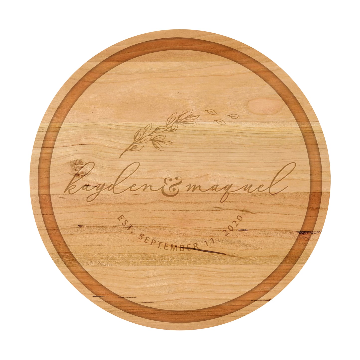 Engagement Couples Personalized Cutting Board 065