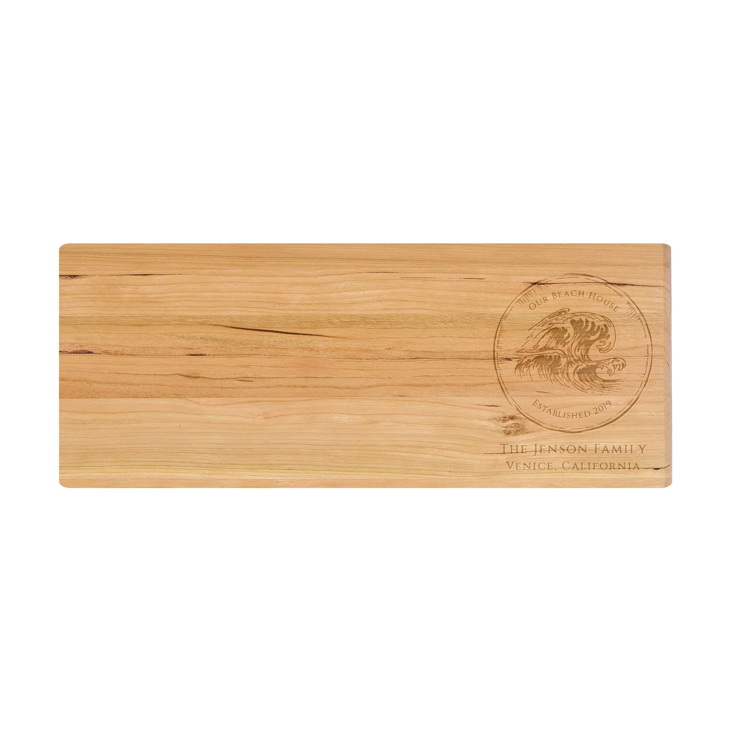 Our Beach House Personalized Cutting Board - 074