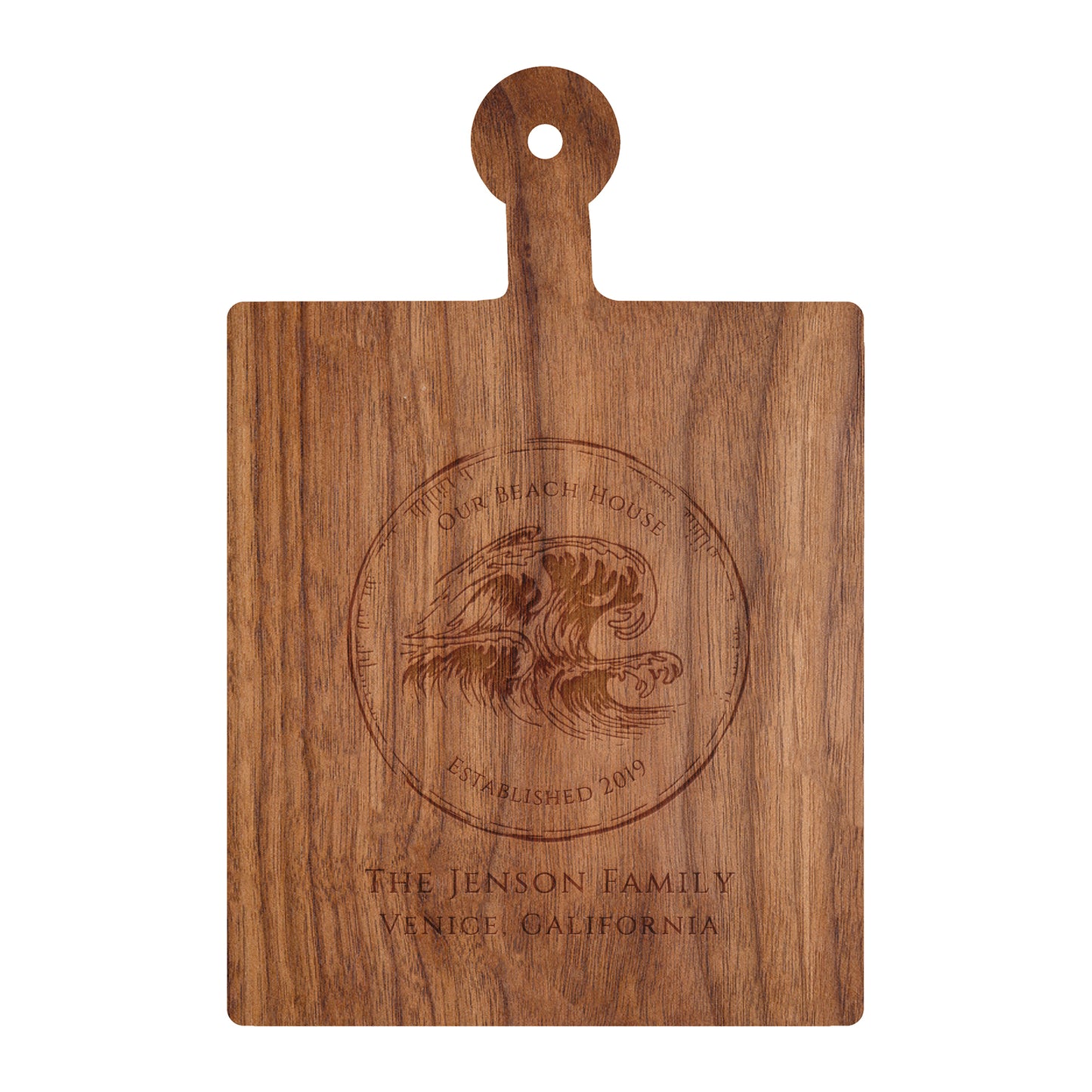 Our Beach House Personalized Cutting Board - 074