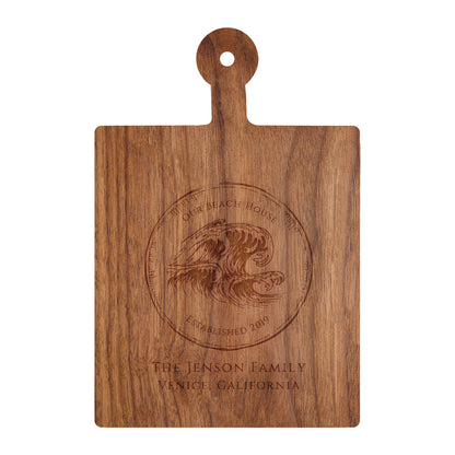 Our Beach House Personalized Cutting Board - 074