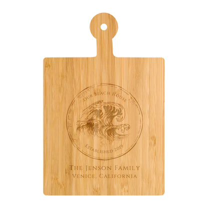 Our Beach House Personalized Cutting Board - 074