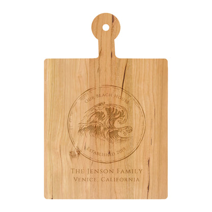 Our Beach House Personalized Cutting Board - 074