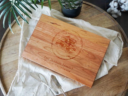 Our Beach House Personalized Cutting Board - 074