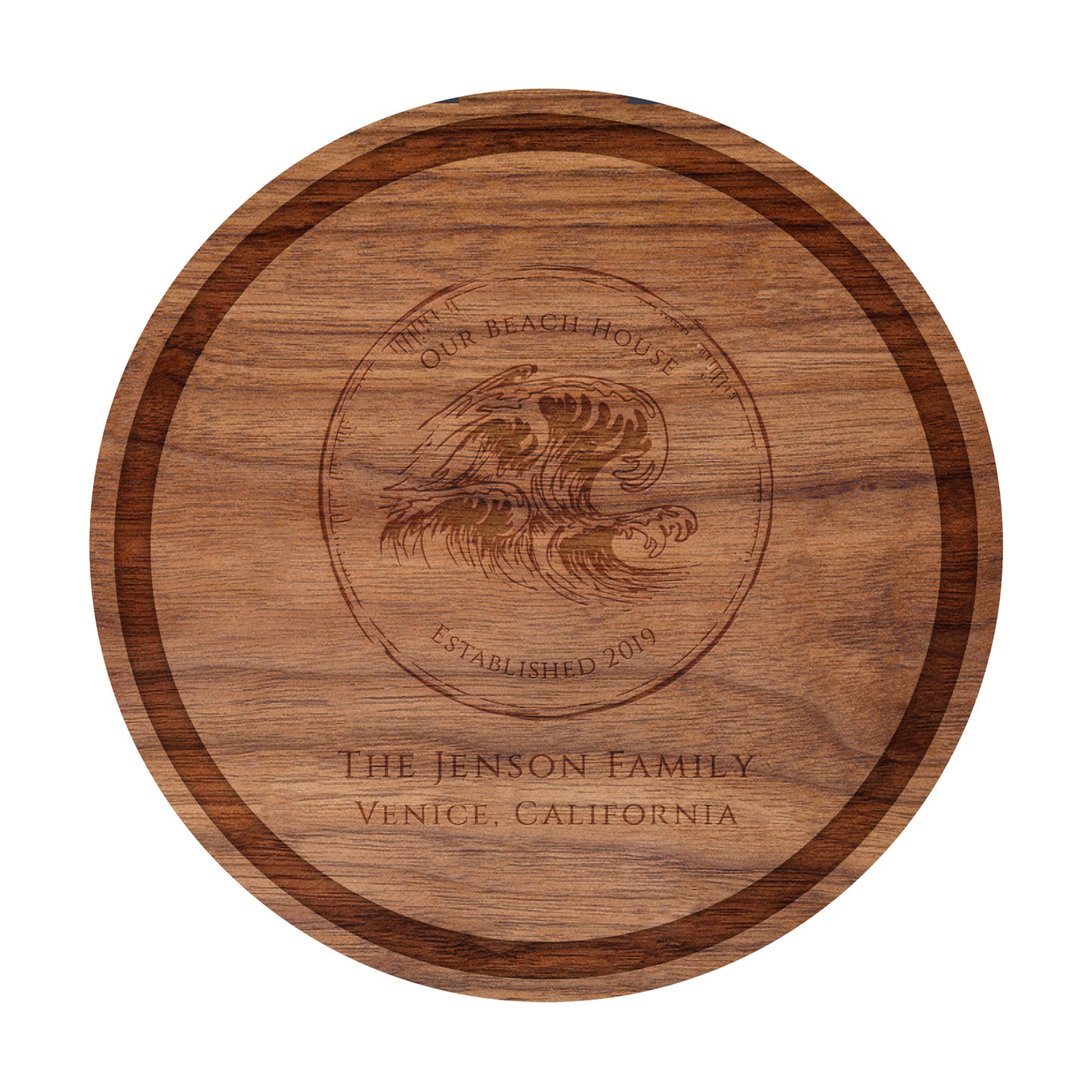 Our Beach House Personalized Cutting Board - 074