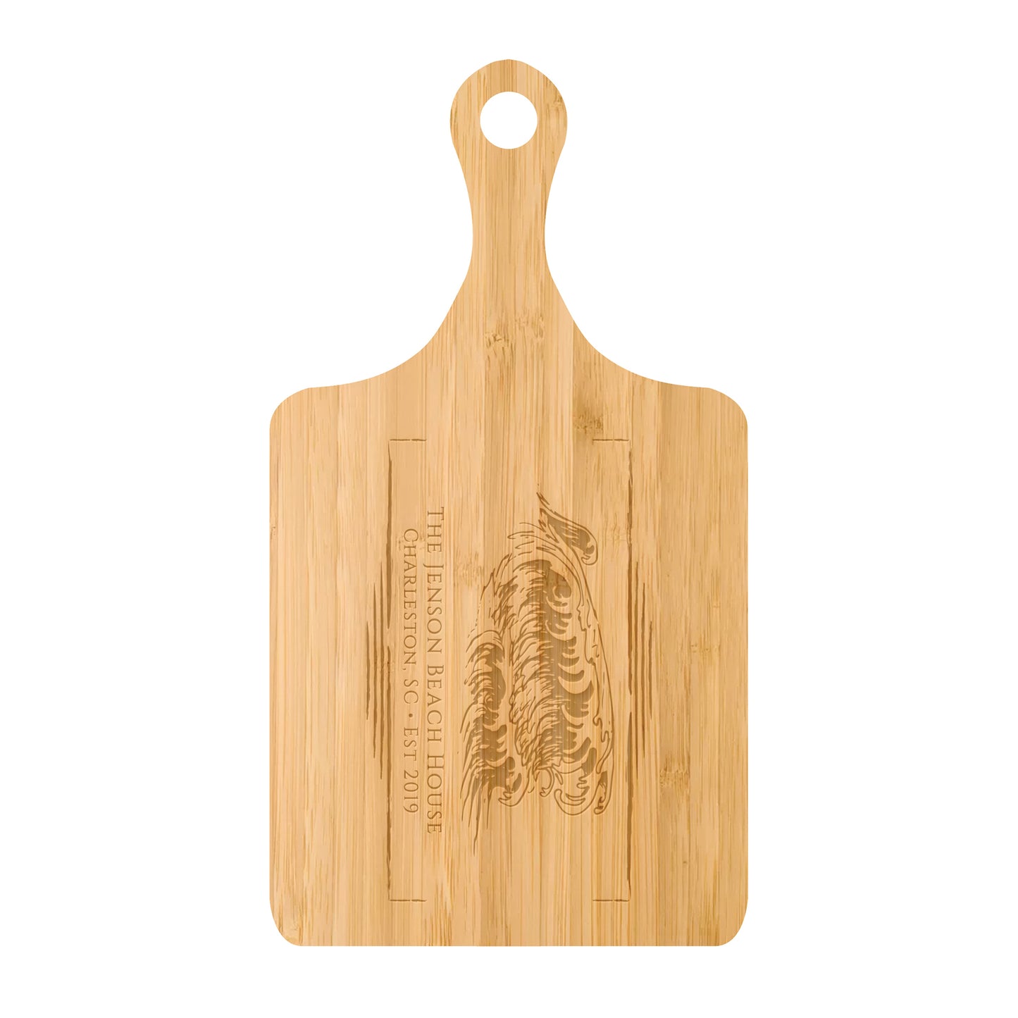 Beach Wave Personalized Cutting Board - 076